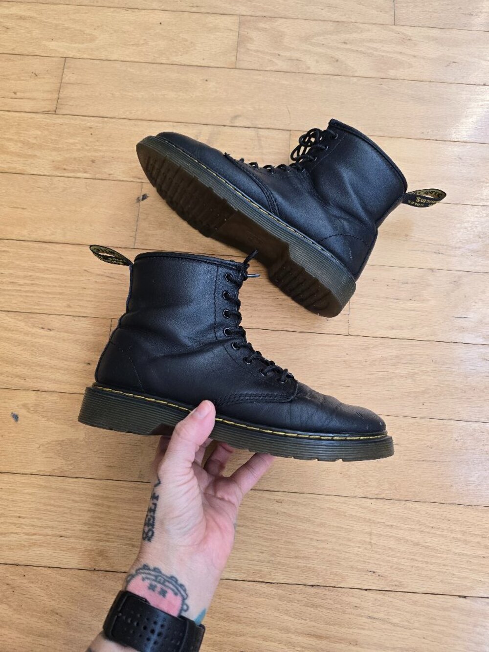 Dr. Martens | 1460 black whimsygoth combat boots | WMS 5